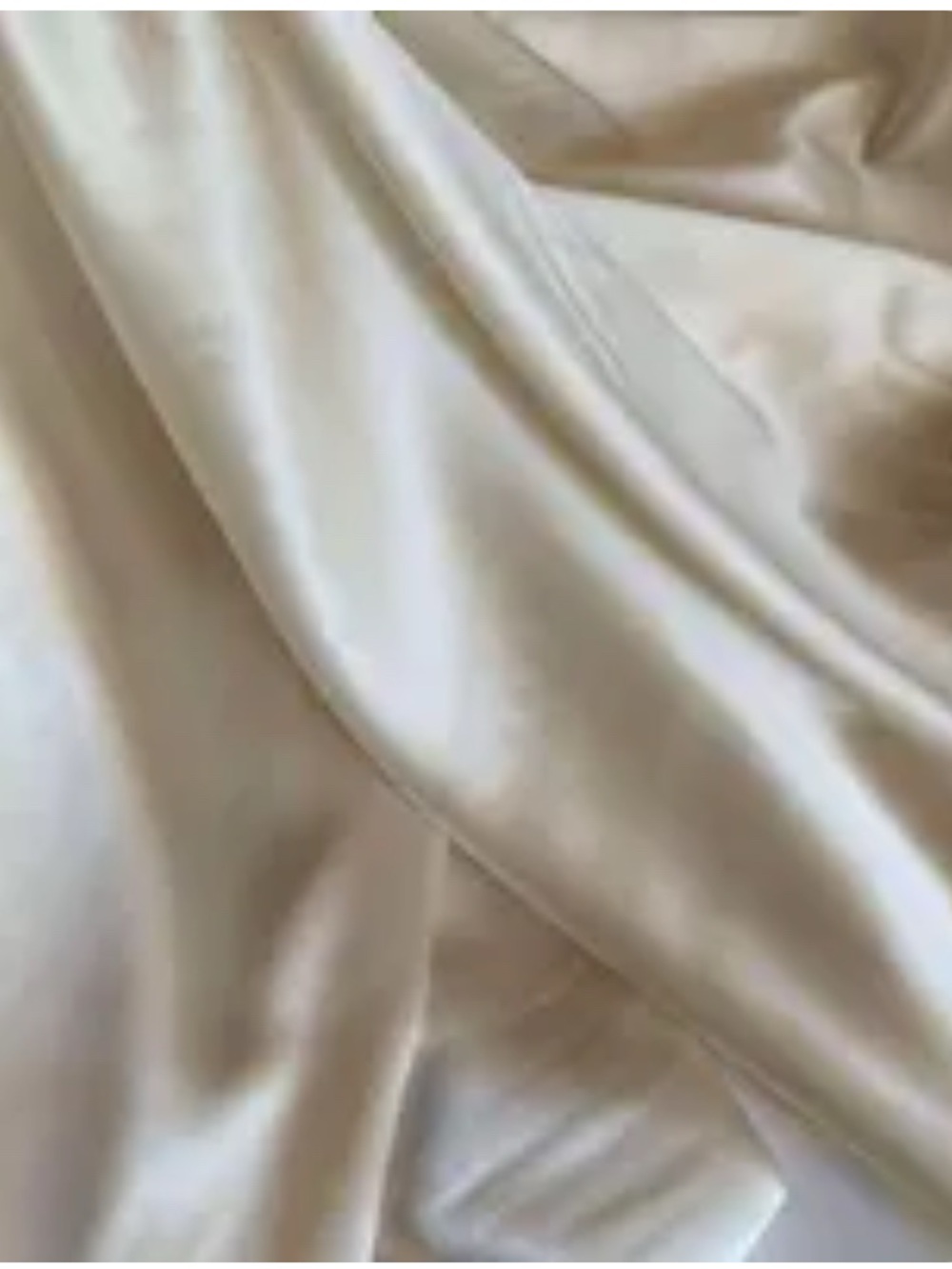 Cream Silk Charmeuse Fabric